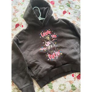 Taylor Swift Lover Live From Paris Black Hoodie – Official Merch YOUTH SMALL